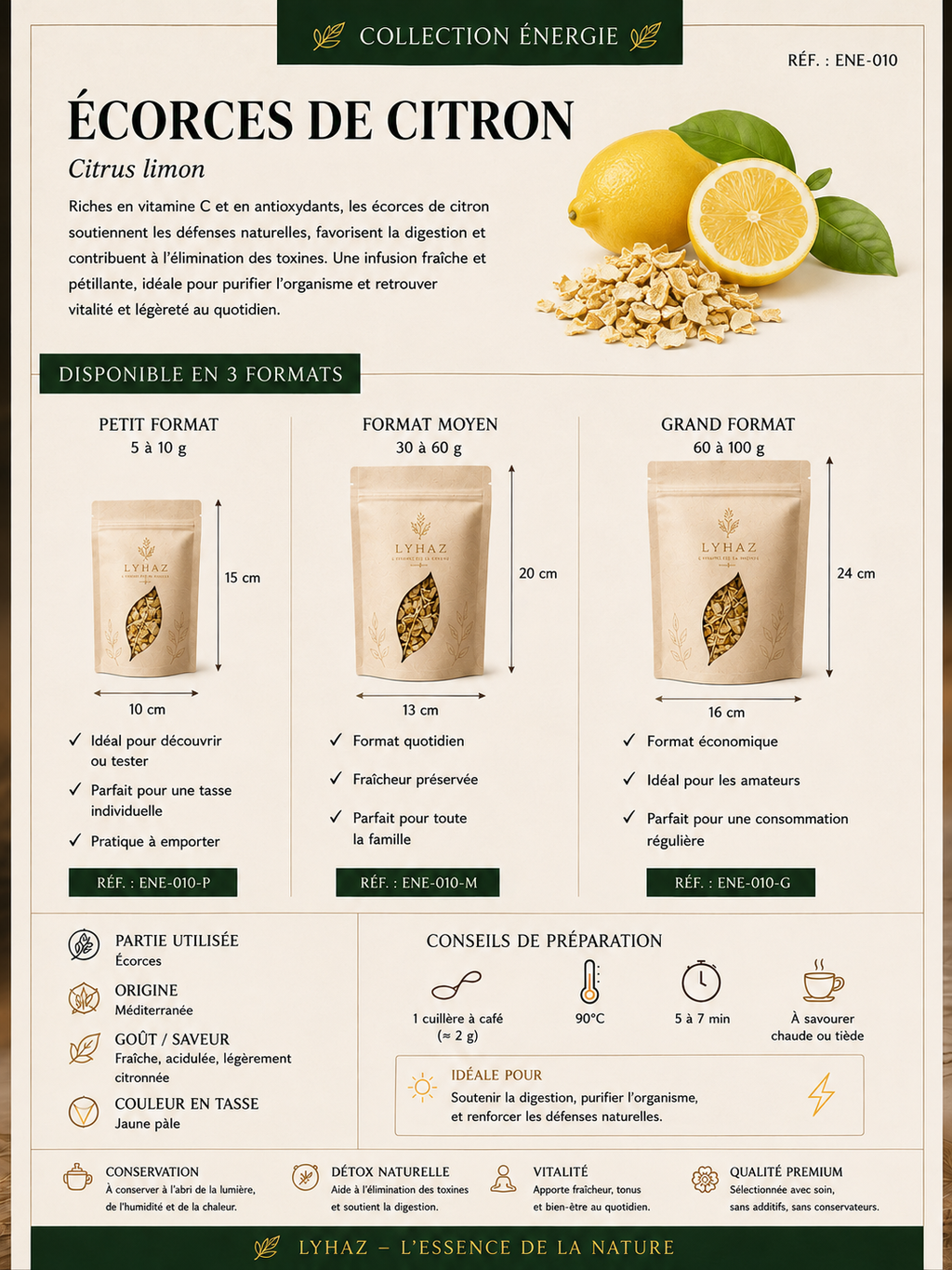 Ecorce de Citron